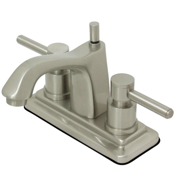 KS8648DL 4" Centerset Bathroom Faucet, Brushed Nickel